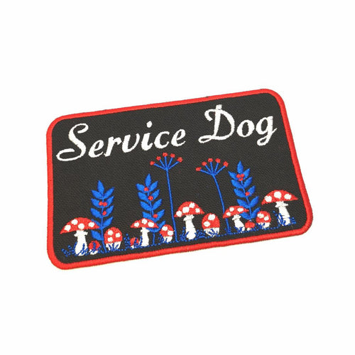 Mushrooms Nature Kawaii Patch / Service Dog